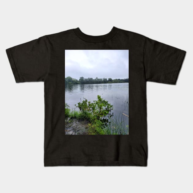 eerie pond Kids T-Shirt by etherealwonders